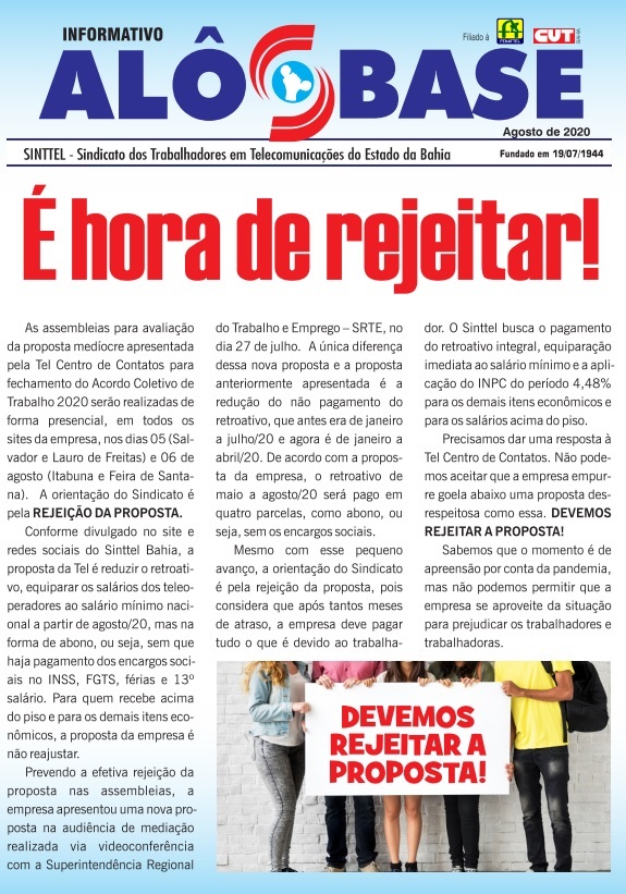 ACT DA TEL CENTRO DE CONTATOS : Ã‰ para rejeitar!